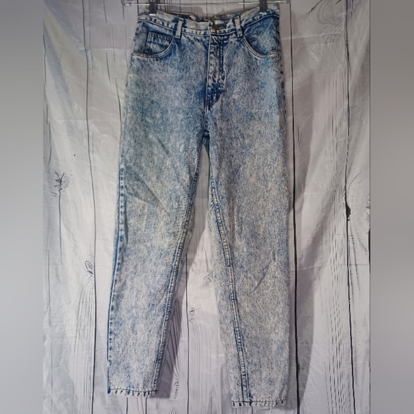 Jordache Vintage Blue Acid Wash Jeans - Picture 1 of 16